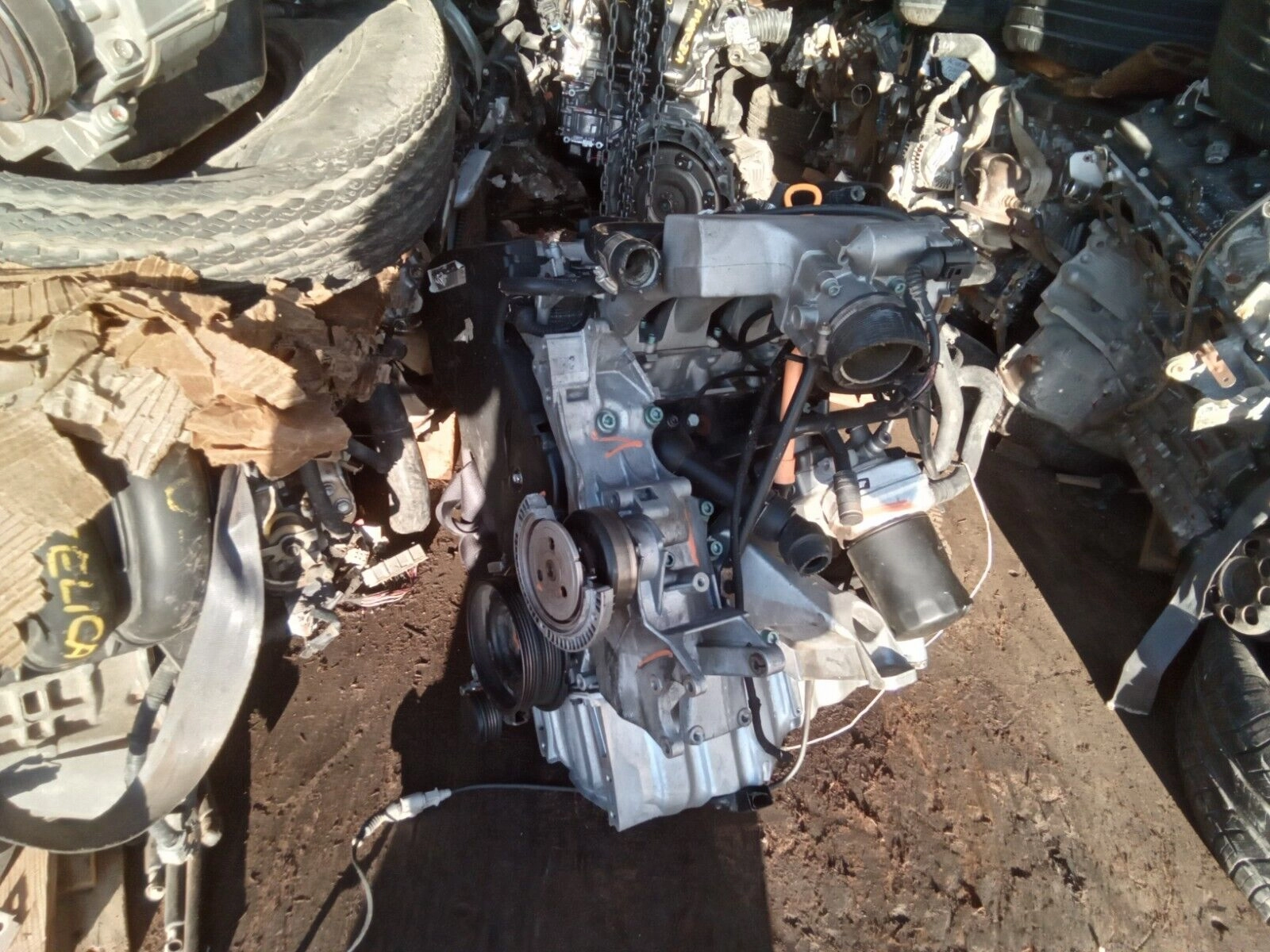 01 02 03 04 05 VOLKSWAGEN PASSAT 1.8L W/TURBO VIN D ENGINE MOTOR ASSEMBLY- 121K