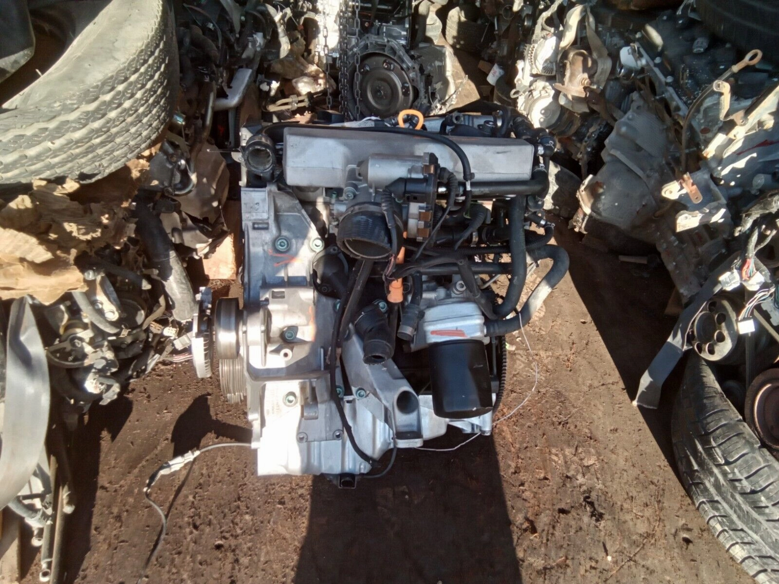 01 02 03 04 05 VOLKSWAGEN PASSAT 1.8L W/TURBO VIN D ENGINE MOTOR ASSEMBLY- 121K