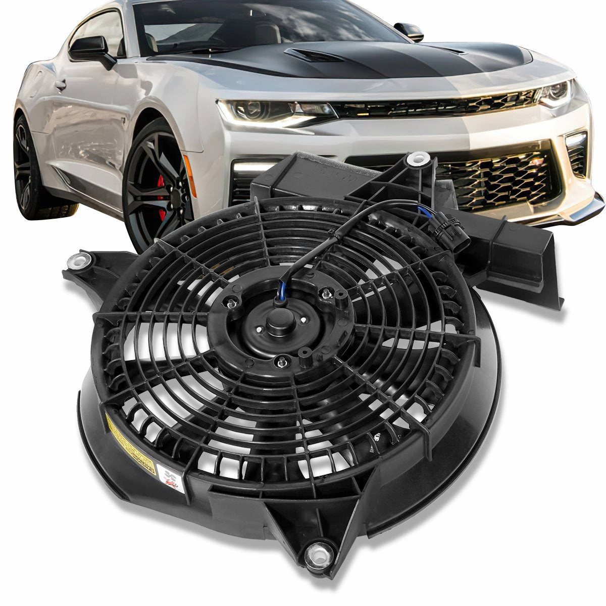 01-06 Hyundai Santa Fe AC Condenser Cooling Fan Assembly - HY3113109