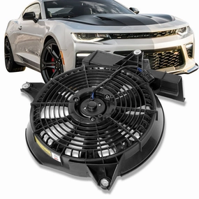 01-06 Hyundai Santa Fe AC Condenser Cooling Fan Assembly - HY3113109