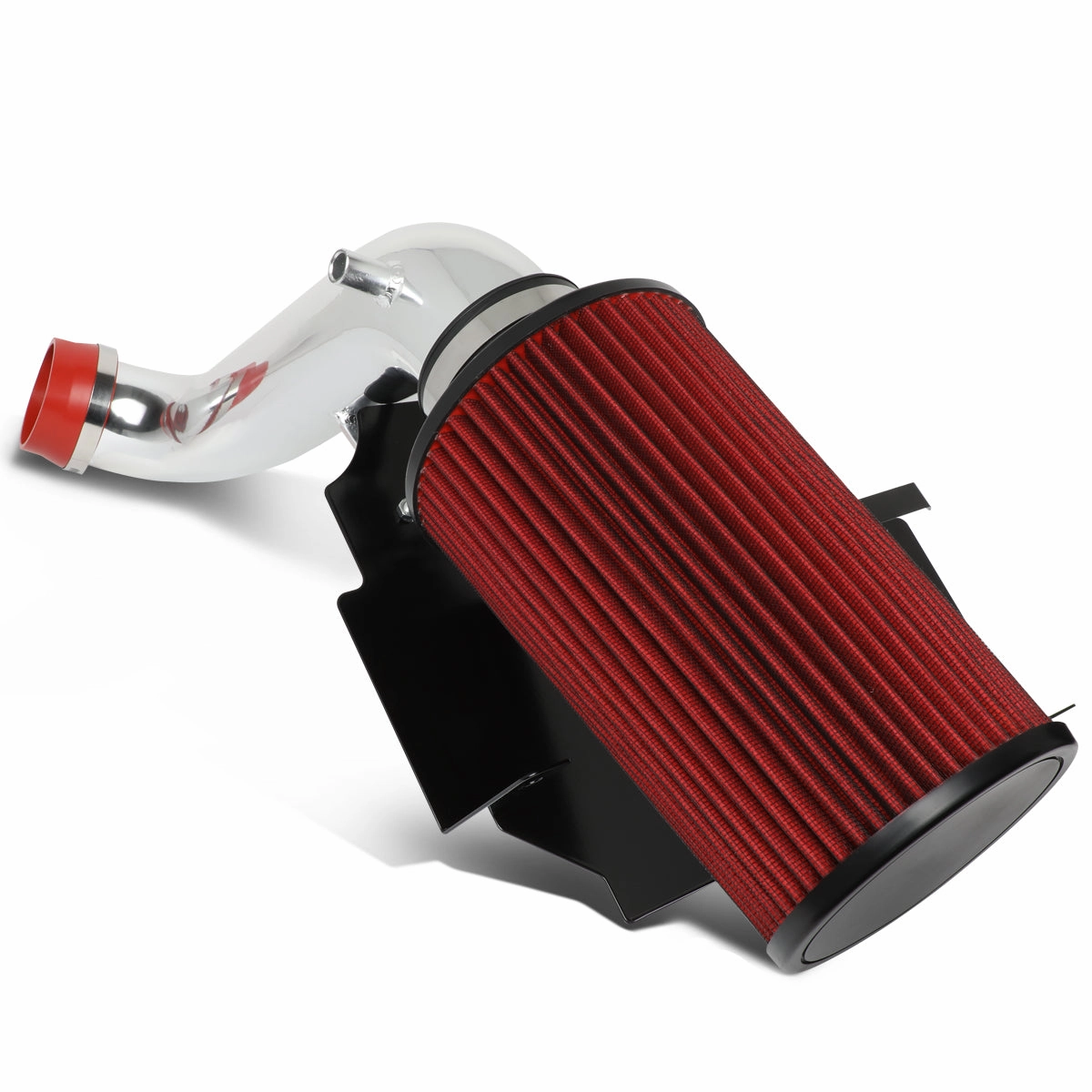 02-03 Jeep Liberty 3.7L V6 Aluminum Cold Air Intake w/Heat Shield Cone Filter