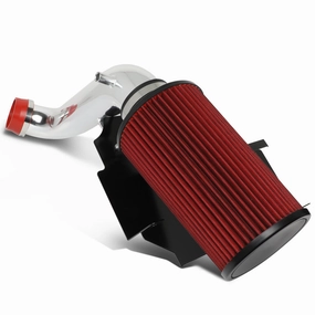 02-03 Jeep Liberty 3.7L V6 Aluminum Cold Air Intake w/Heat Shield Cone Filter