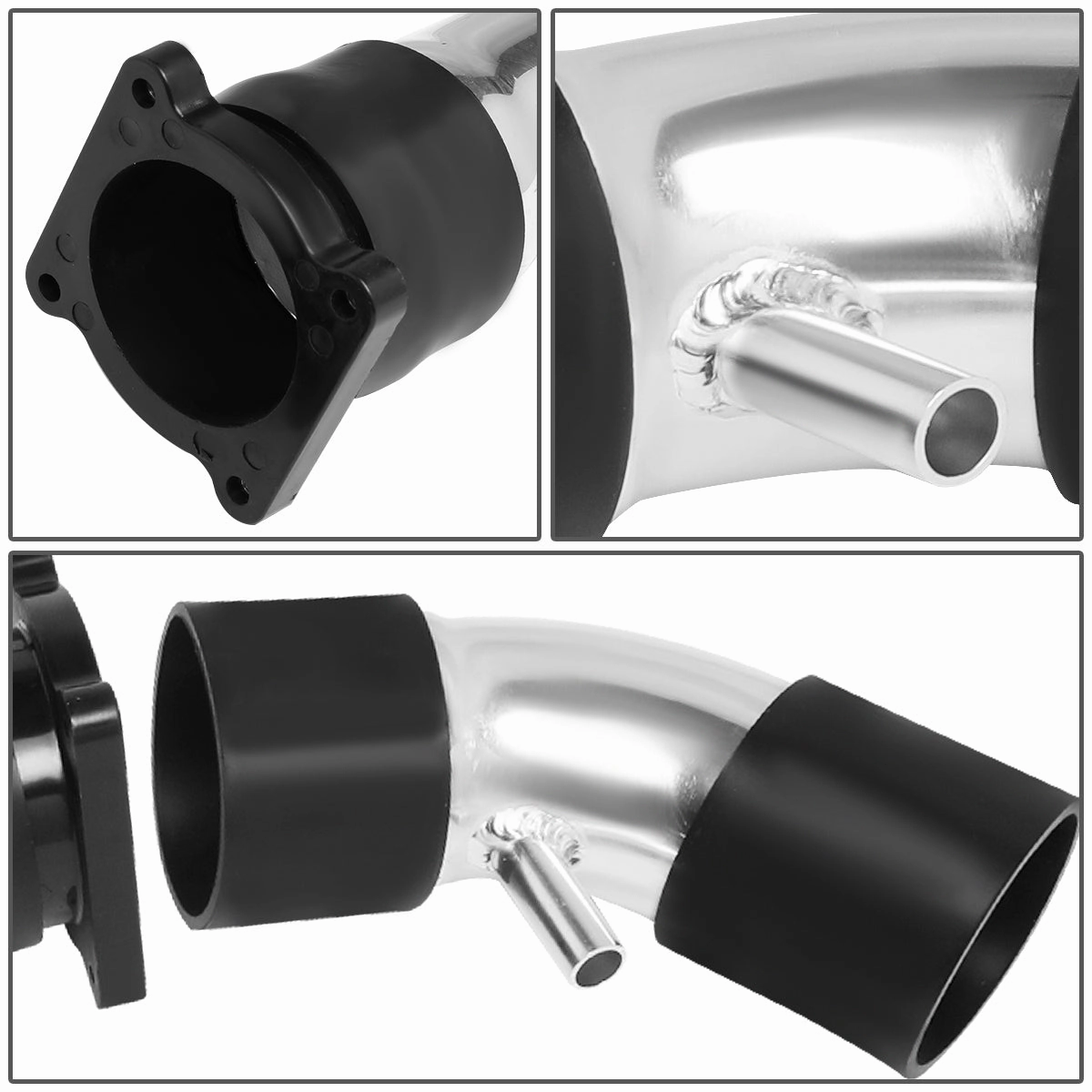 02-06 Nissan Sentra 2.5 L Aluminum Cold Air Intake w/Red Cone Filter