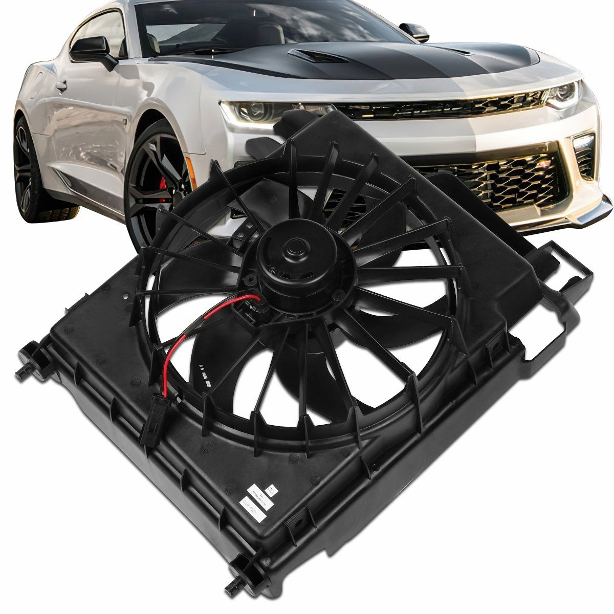 02-08 Dodge Ram Truck 1500 2500 3.7L 4.7L 5.7L 8.3L AC Condenser Cooling Fan - CH3113103