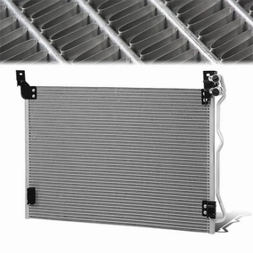 03-05 Ford Crown Victoria Lincoln Town Car Mercury Grand Marquis Aluminum A/C Condenser - 4011