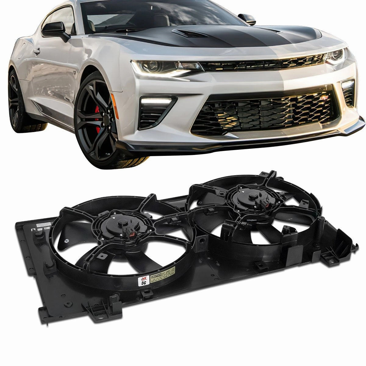 03-08 Mazda 6 2.3L 2.3T Radiator Cooling Fan Assembly - MA3115127