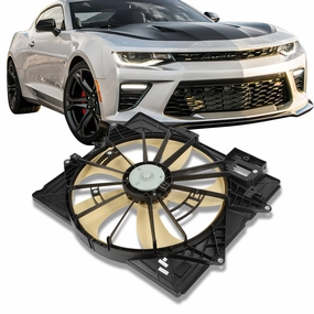 04-08 Cadillac SRX CTS Radiator Cooling Fan Assembly - GM3115223