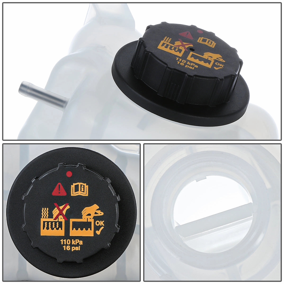 05-15 Nissan Armada 04-10 Infiniti QX56 5.6L Coolant Overflow Reservoir w/ Cap