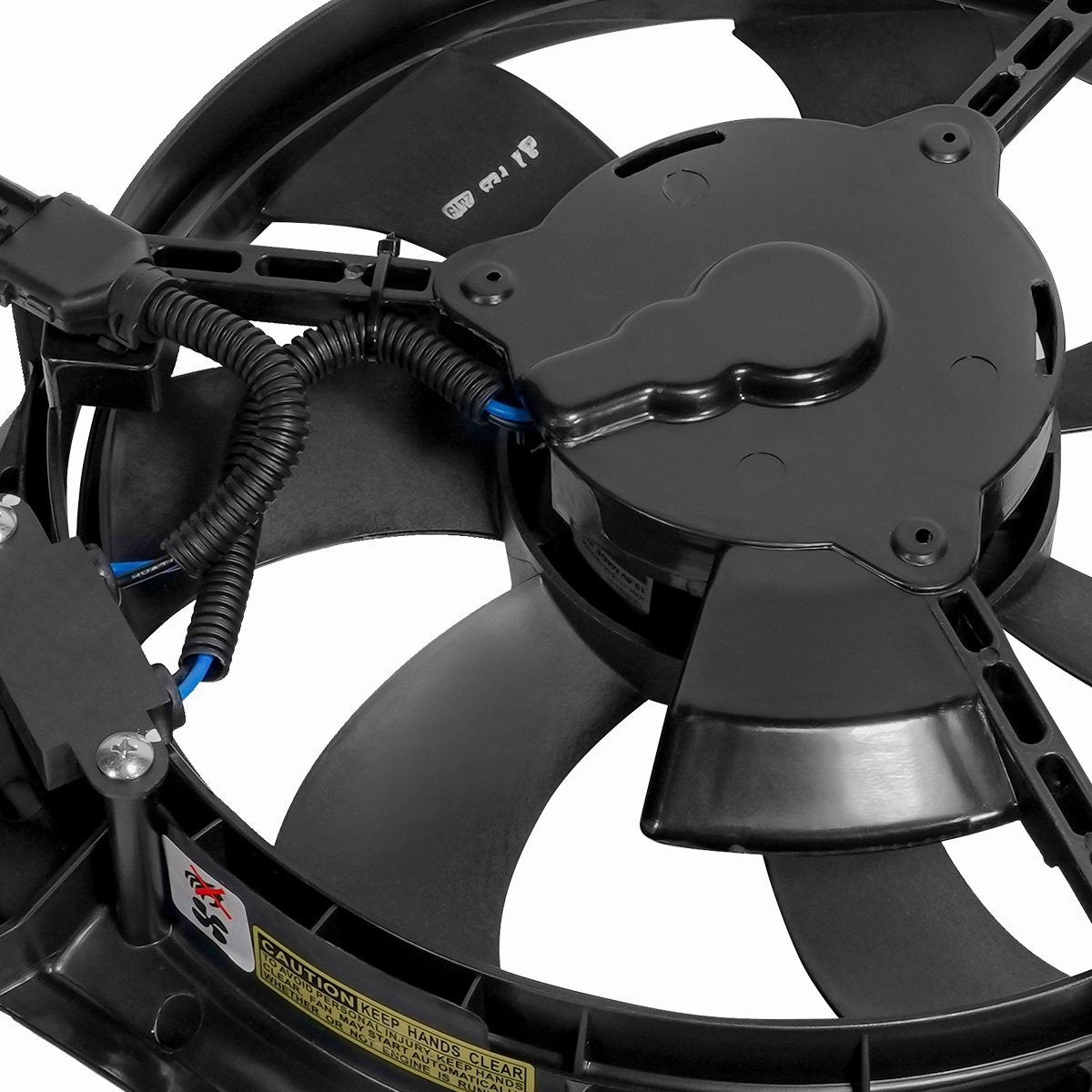 06-11 Kia Rio5 AC Condenser Cooling Fan Assembly - KI3120101