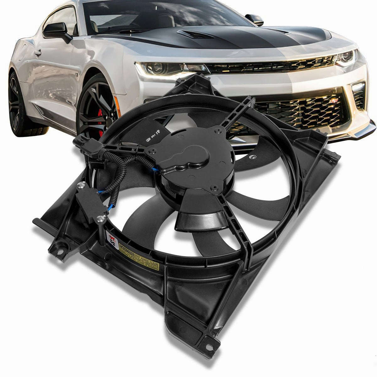 06-11 Kia Rio5 AC Condenser Cooling Fan Assembly - KI3120101