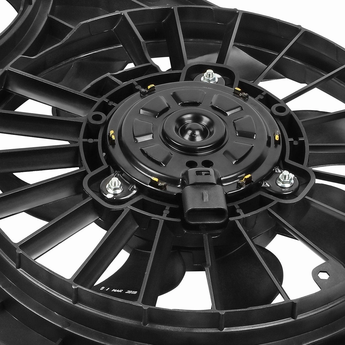 07-12 Chevy Malibu 06-10 Pontiac G6 2.4L 3.5L 3.6L 3.9L Radiator Cooling Fan - GM3115208
