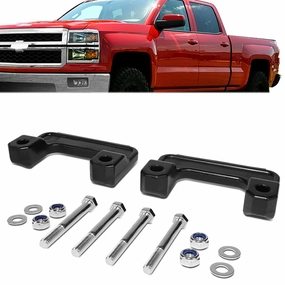 07-22 Chevy Silverado GMC Sierra 1500 2 in. Front Lower Leveling Spacer Kit