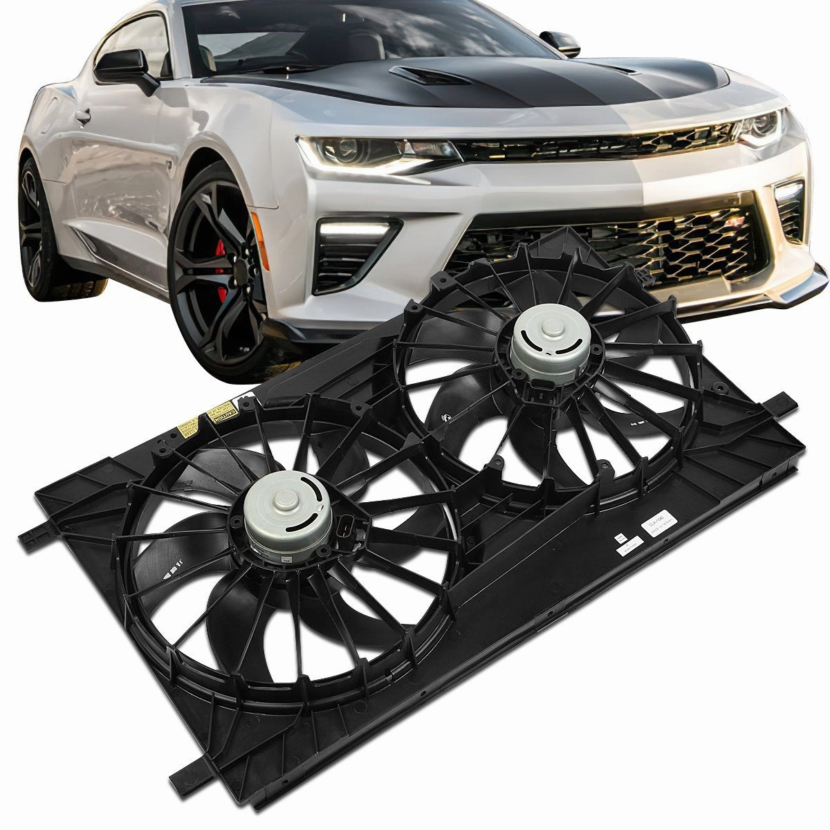 08-14 Dodge Avenger 07-17 Jeep Compass 2.0L 2.4L 2.7L 3.5L 3.6L Radiator Cooling Fan - CH3115163