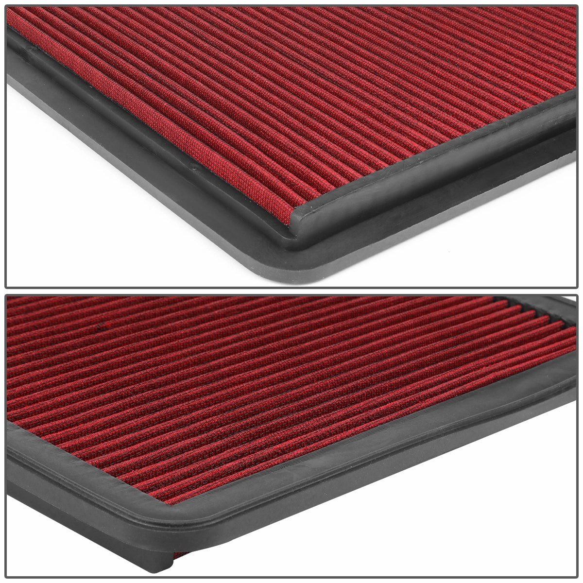 08-16 Lexus LX570 Toyota Land Cruiser 4.6L 4.7L 5.7L Drop-in Panel Air Filter - Red