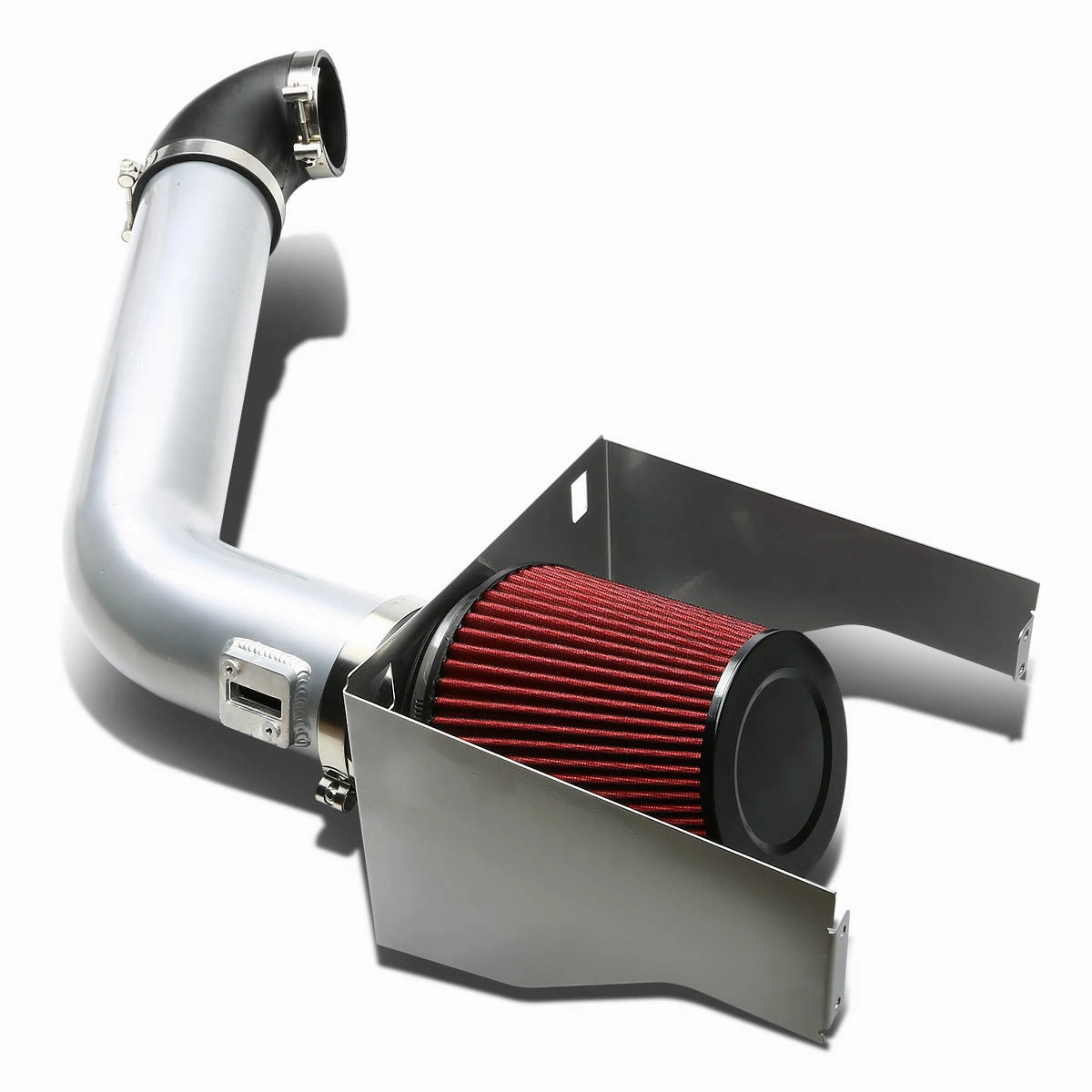 09-10 Ford F150 5.4L V8 Aluminum Cold Air Intake w/Heat Shield Cone Filter