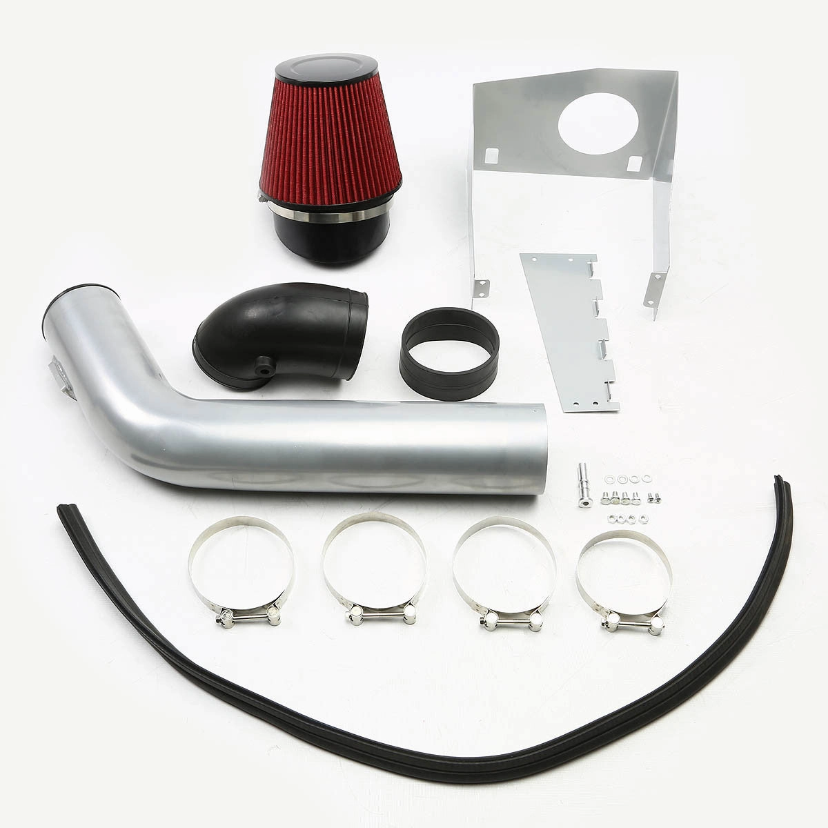09-10 Ford F150 5.4L V8 Aluminum Cold Air Intake w/Heat Shield Cone Filter