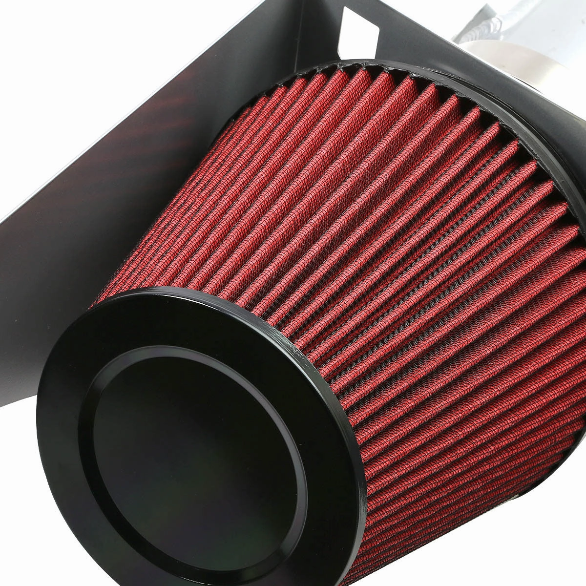09-10 Ford F150 5.4L V8 Aluminum Cold Air Intake w/Heat Shield Cone Filter