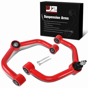 09-18 Dodge Ram 1500, 19-24 Classic  2 in. to 4 in. Lift Front Upper Control Arms - Red