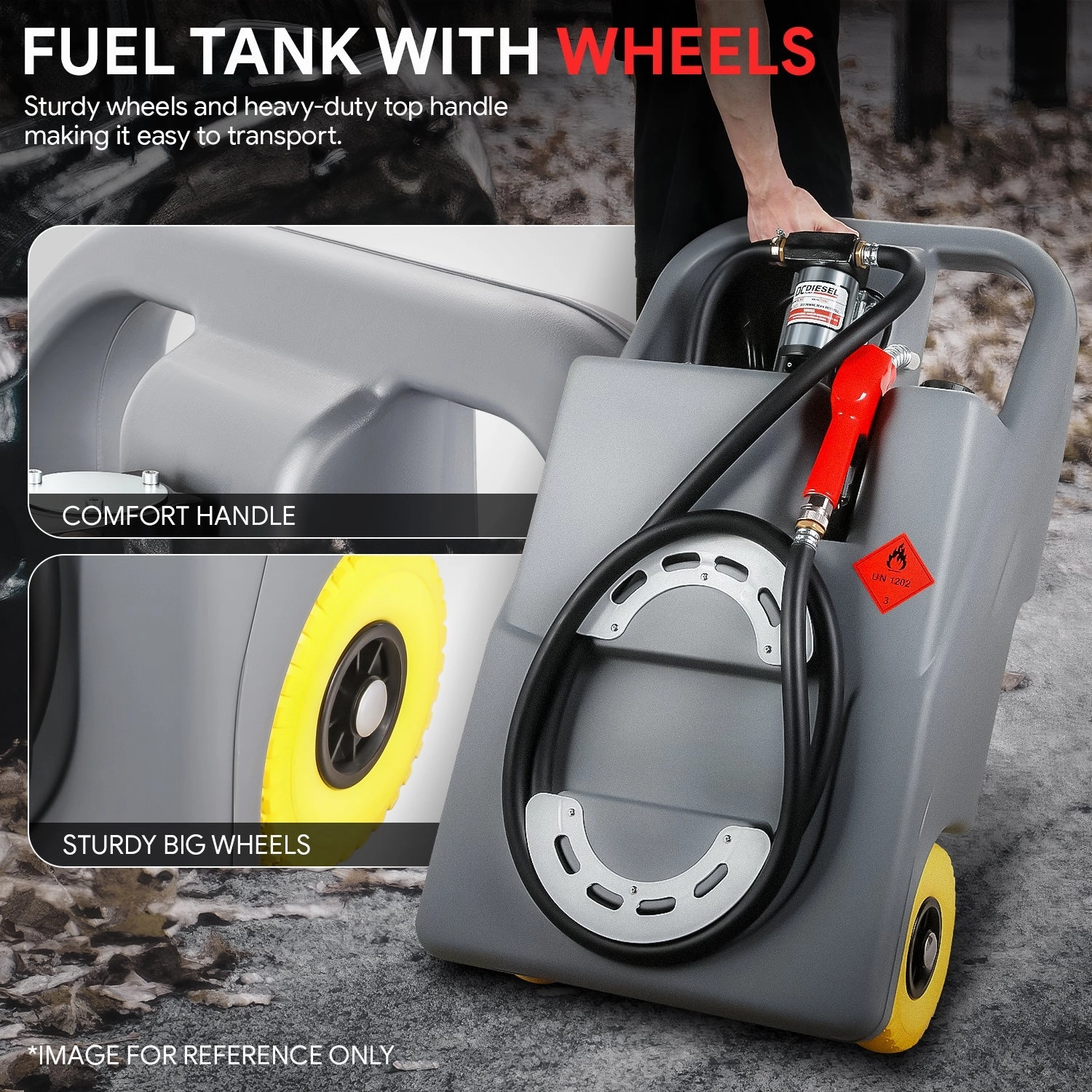 100L Diesel Transfer Fuel Caddy <br> 40L/Min Flow Rate