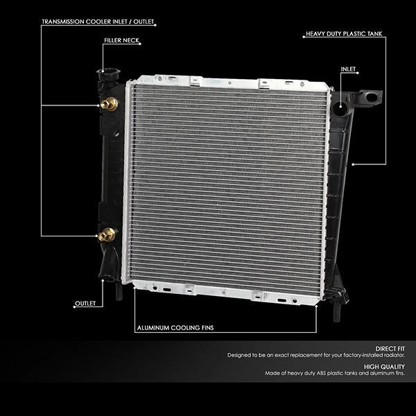1061 Replacement Radiator<br>85-94 Ford Ranger, 85-90 Bronco II, 1994 Mazda B3000 AT