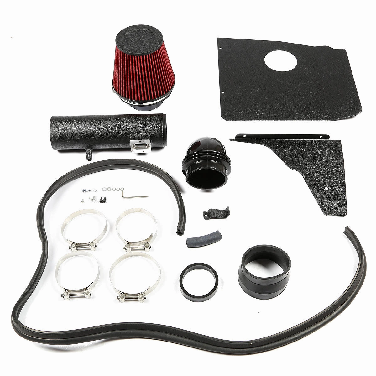 10-11 Chevy Camaro 3.6L V6 Black Cold Air Intake w/Heat Shield Cone Filter