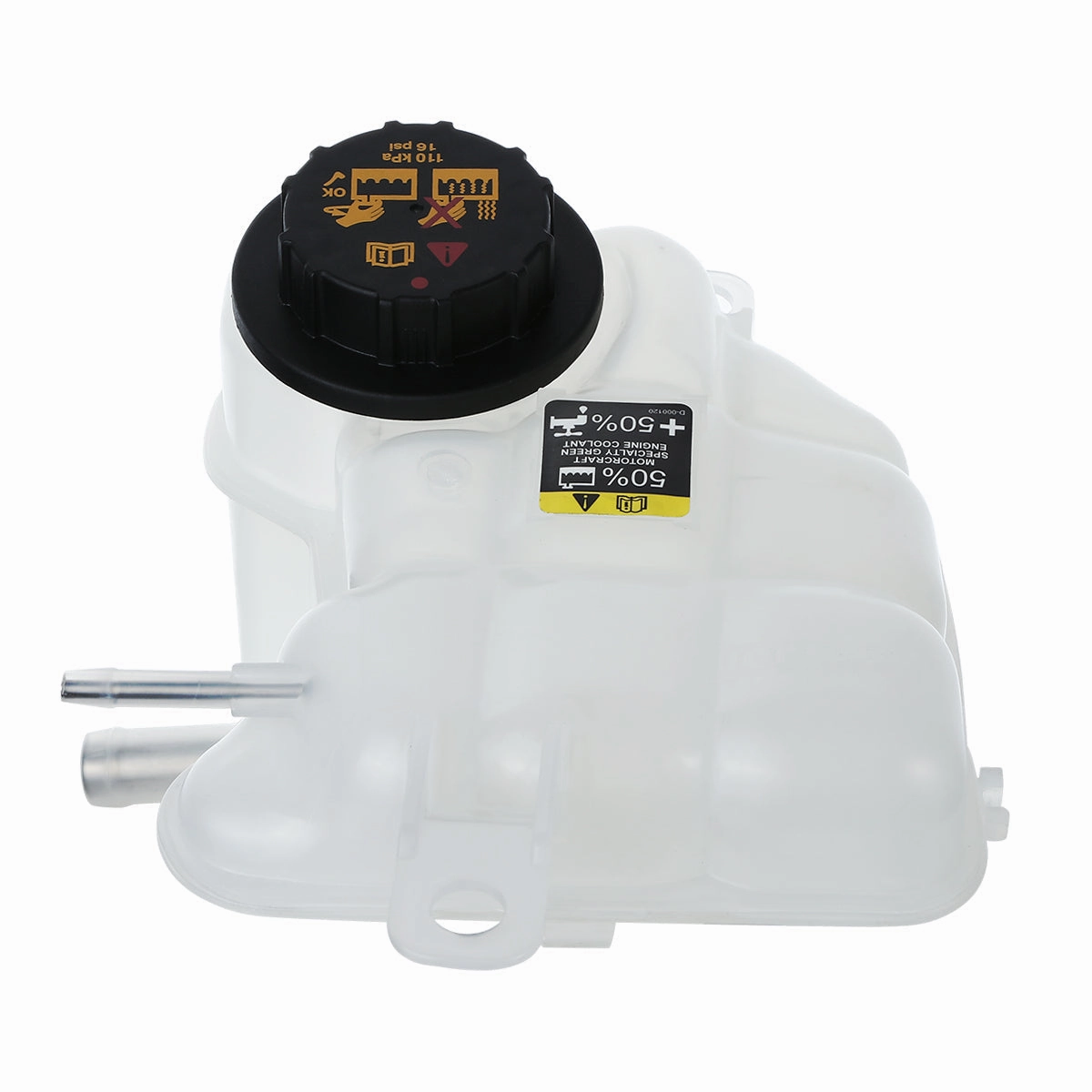 10-12 Ford Fusion Mercury Milan 2.5L 3.0L Coolant Overflow Reservoir w/ Cap