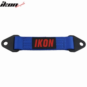 10 Inch Blue Limit Straps Shock Suspension Webbing w/ Bolts& IKON Logo