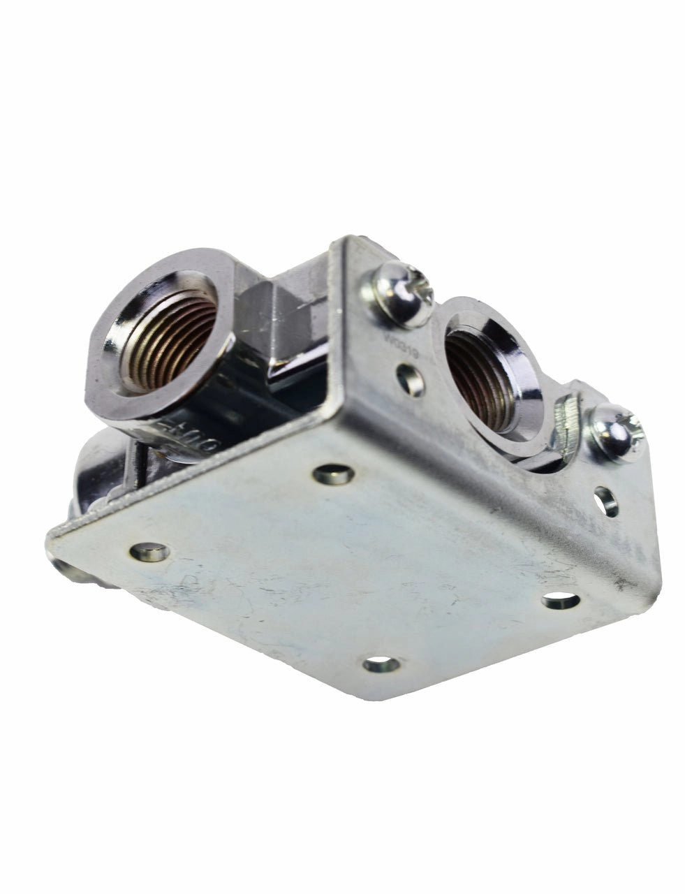 12-803 Fuel Pump Fuel Pressure Regulator 4.5-9 PSI Gasoline Chrome Plated
