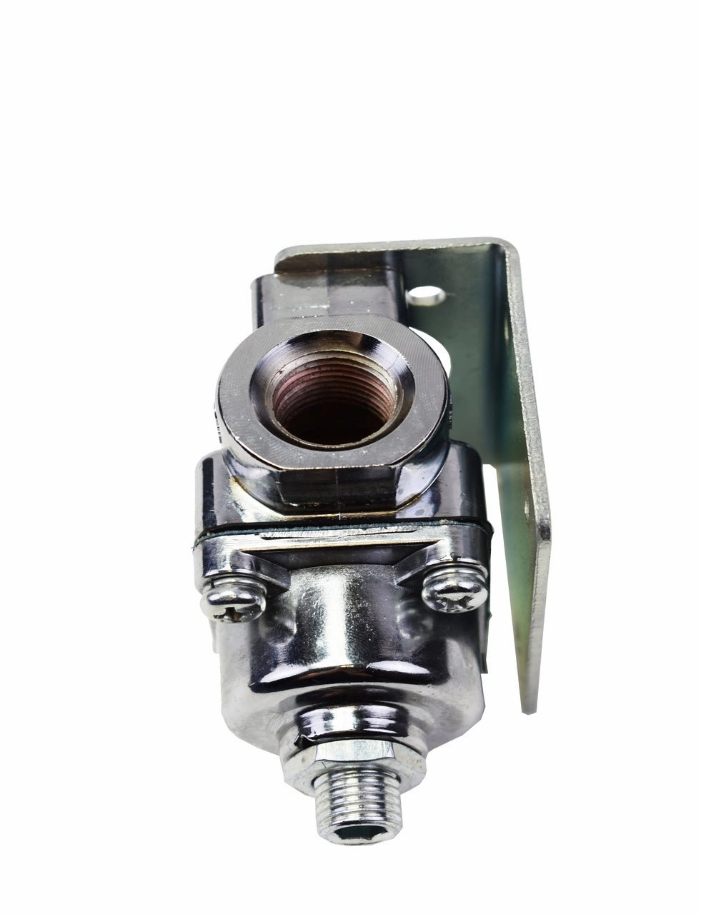 12-803 Fuel Pump Fuel Pressure Regulator 4.5-9 PSI Gasoline Chrome Plated