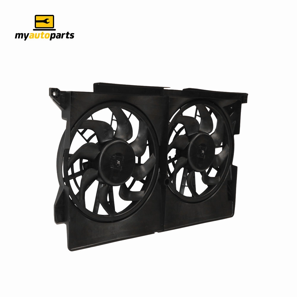 12 v Radiator Fan Assembly Aftermarket Suits Ford Falcon DF/DL/EF/EL/XH 1994 to 1999 4 Pin Plug