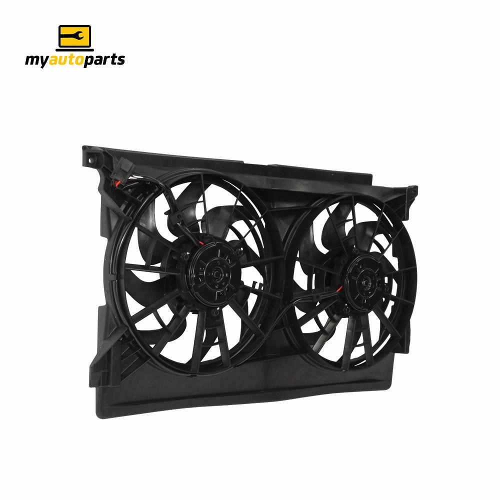 12 v Radiator Fan Assembly Aftermarket Suits Ford Falcon DF/DL/EF/EL/XH 1994 to 1999 4 Pin Plug