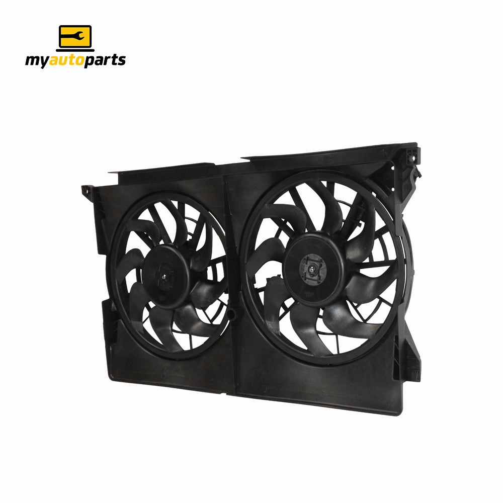 12 v Radiator Fan Assembly Aftermarket Suits Ford Falcon DF/DL/EF/EL/XH 1994 to 1999 4 Pin Plug