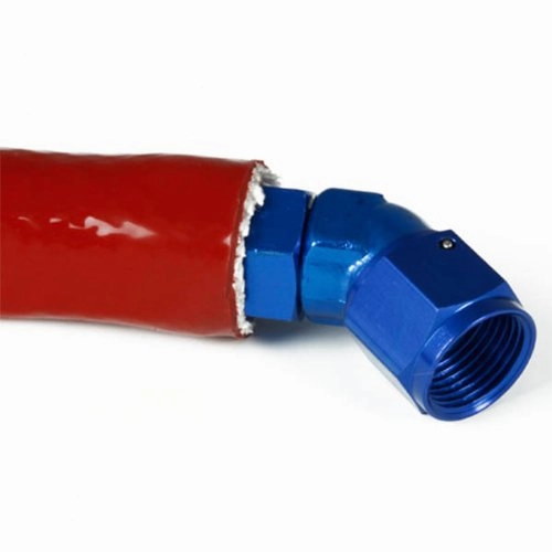 1/2 in. 12mm High-Temperature Silicone/Fiberglass Fire Sleeve Hose