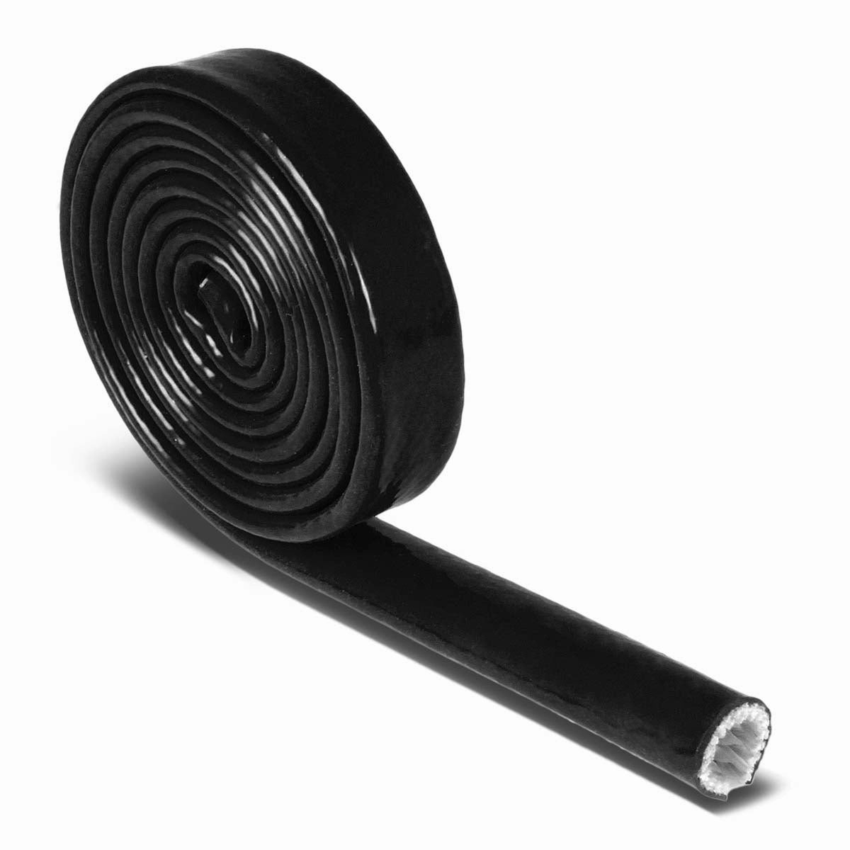 1/2 in. 12mm High-Temperature Silicone/Fiberglass Fire Sleeve Hose
