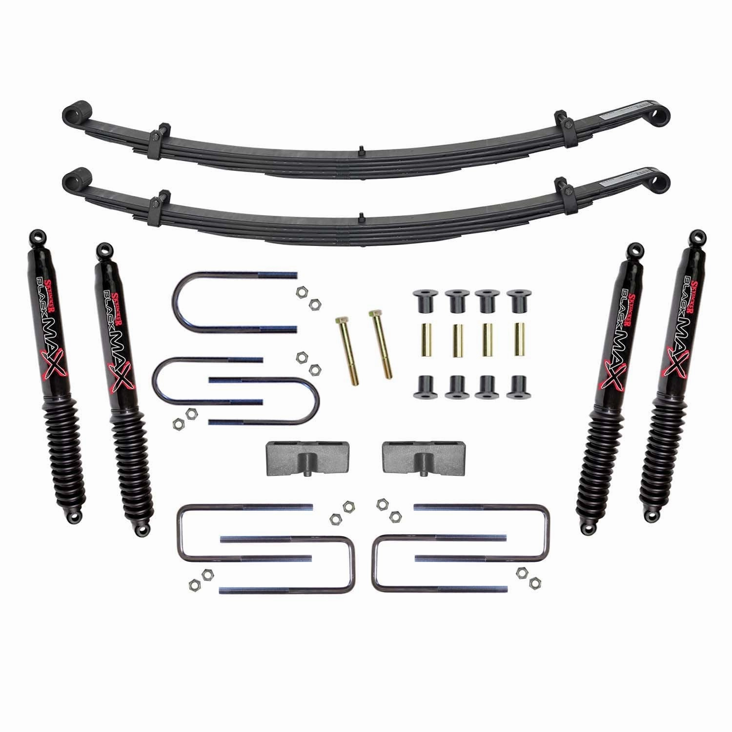 1.5-2 in. Lift Kit w/ Black MAX Shocks <br> 75-80 Dodge W300 W350, 1974 W300 Pickup