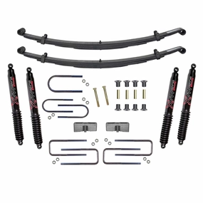 1.5-2 in. Lift Kit w/ Black MAX Shocks <br> 75-80 Dodge W300 W350, 1974 W300 Pickup