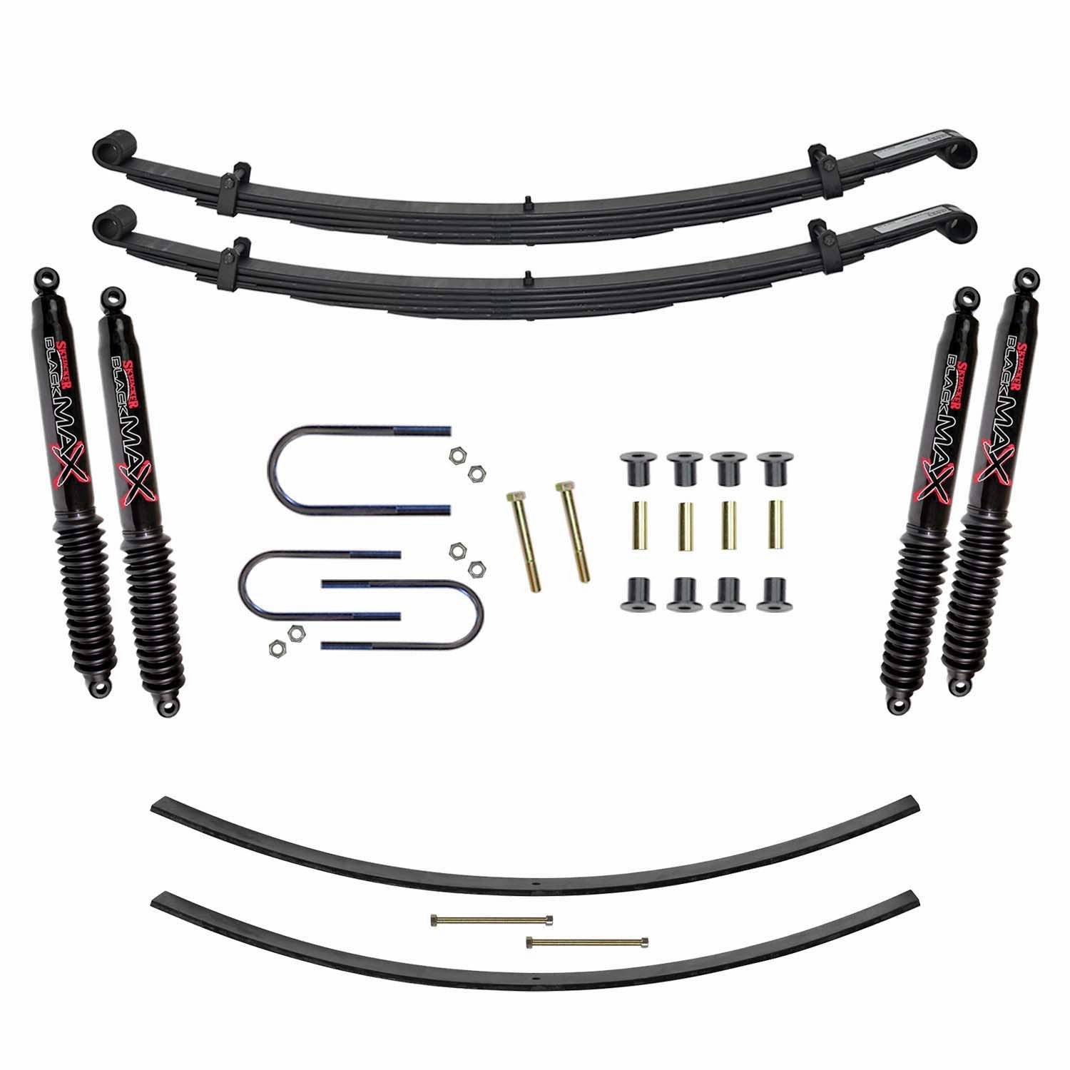 1.5-2 in. Lift Kit w/ Black MAX Shocks <br> 75-80 Dodge W300 W350, 1974 W300 Pickup