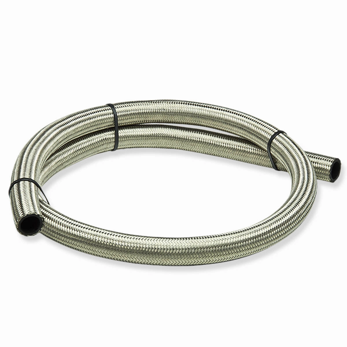 1 Feet AN10 Braided Oil/Gas/Fuel Line - Stainless Steel