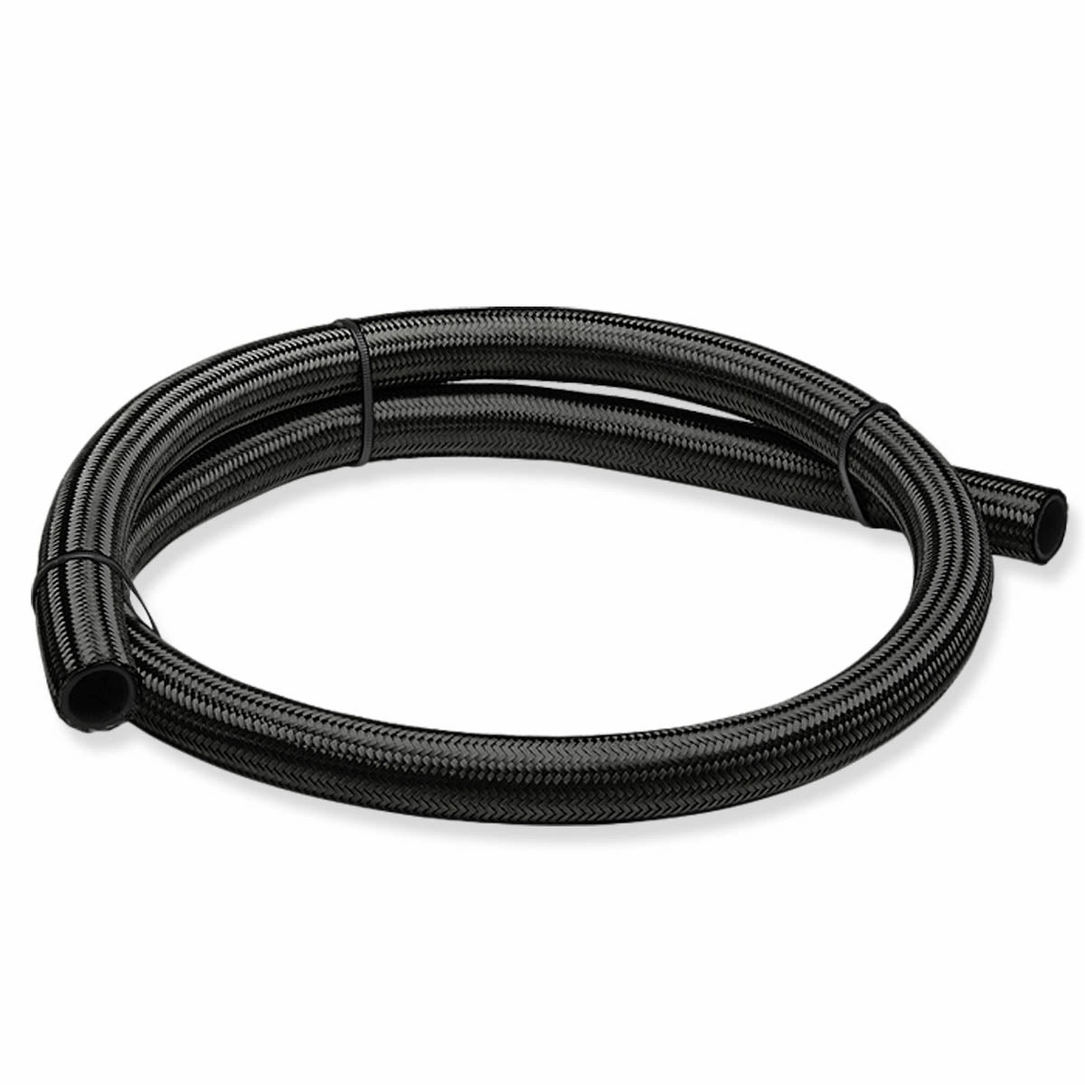 1 Feet AN6 Braided Oil/Gas/Fuel Line - Stainless Steel