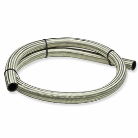 1 Feet AN8 Braided Oil/Gas/Fuel Line - Stainless Steel