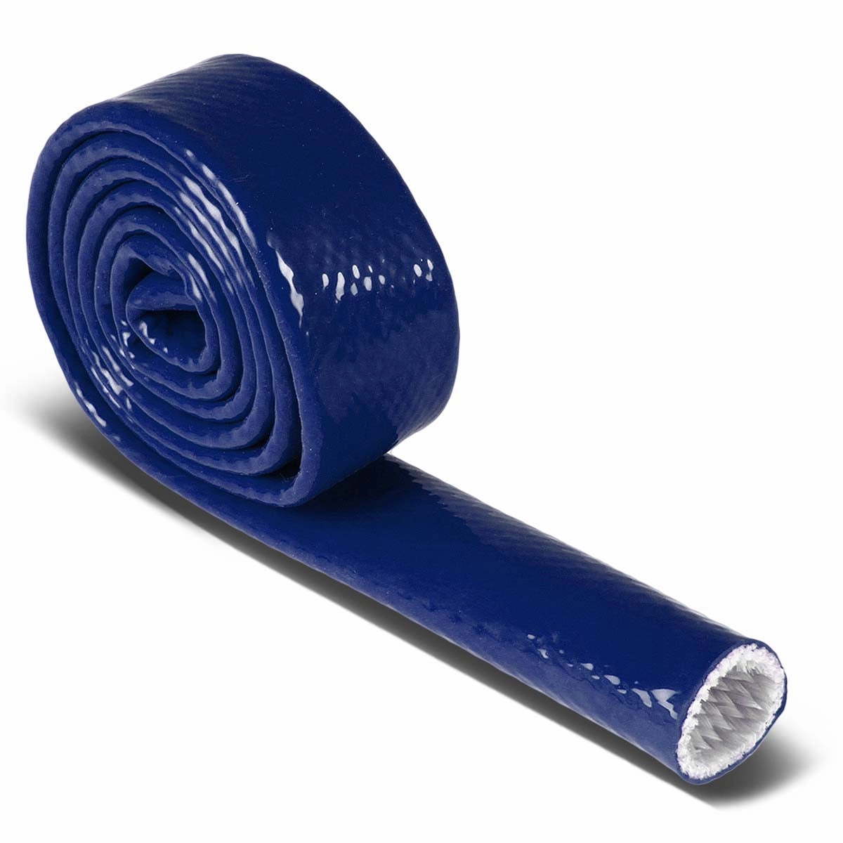 1 in. 25mm High-Temperature Silicone/Fiberglass Fire Sleeve Hose