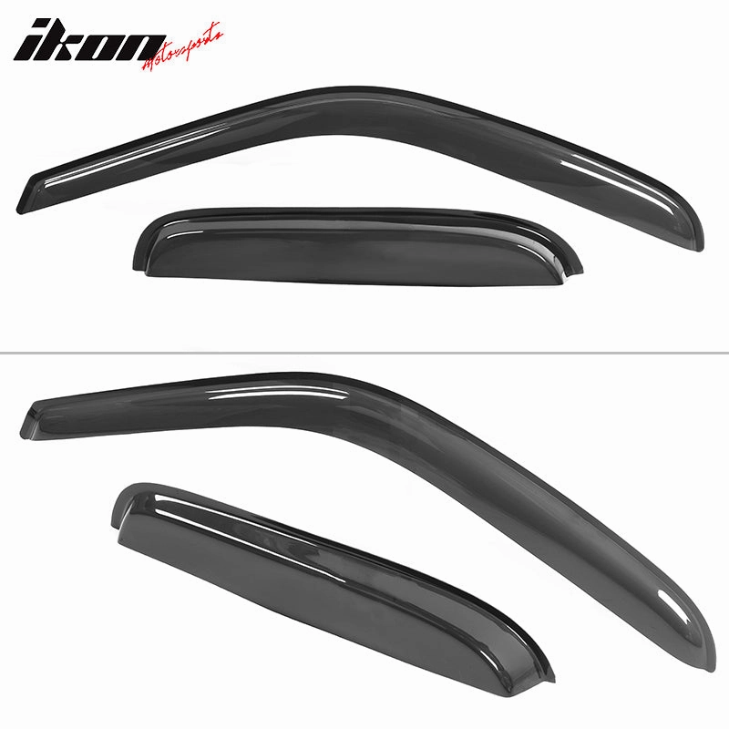 2000-2006 Toyota Tundra Extended Window Visors Slim Style Smoke Acryli