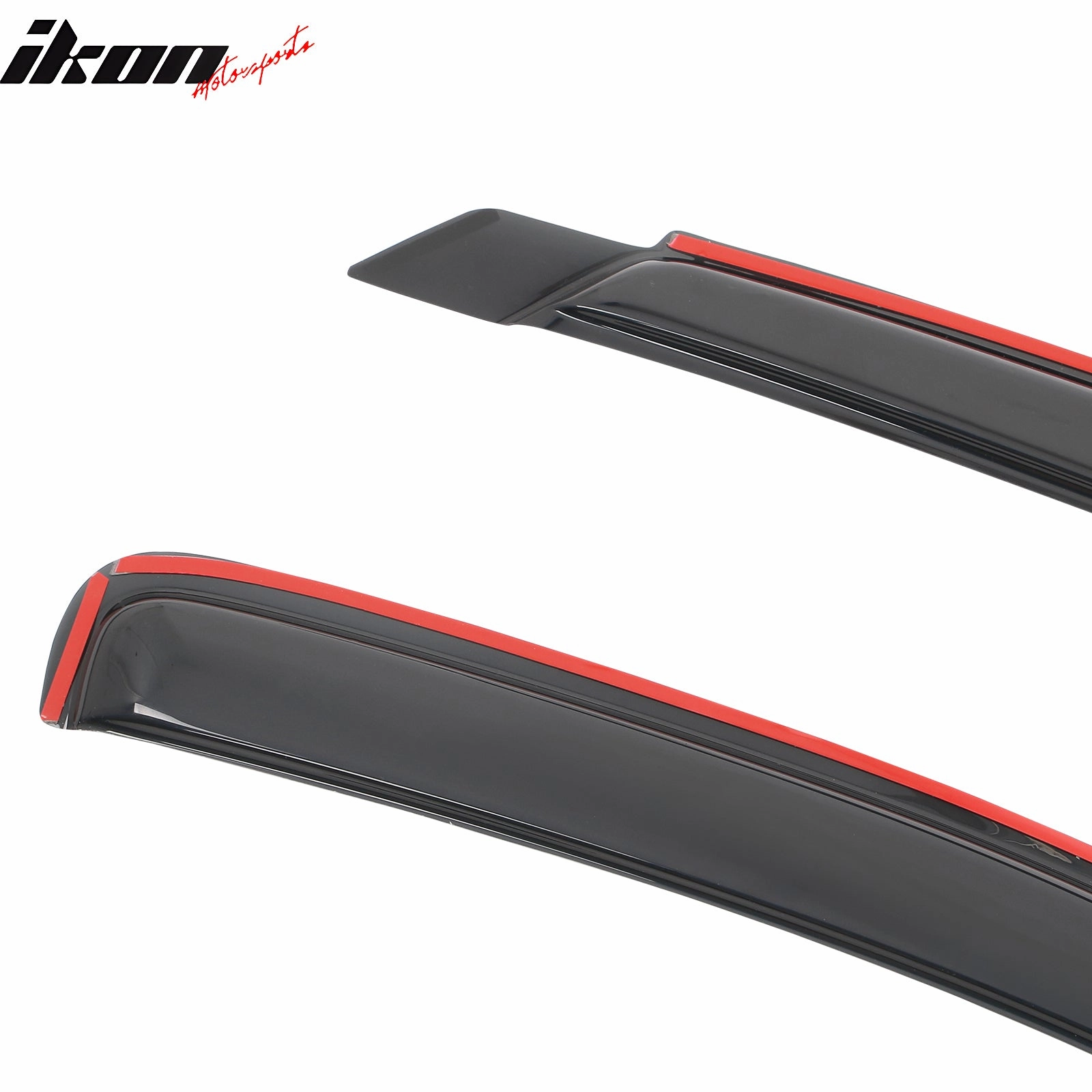2002-2009 Dodge Ram 1500 2500 3500 Quad Cab Window Visors In Channel