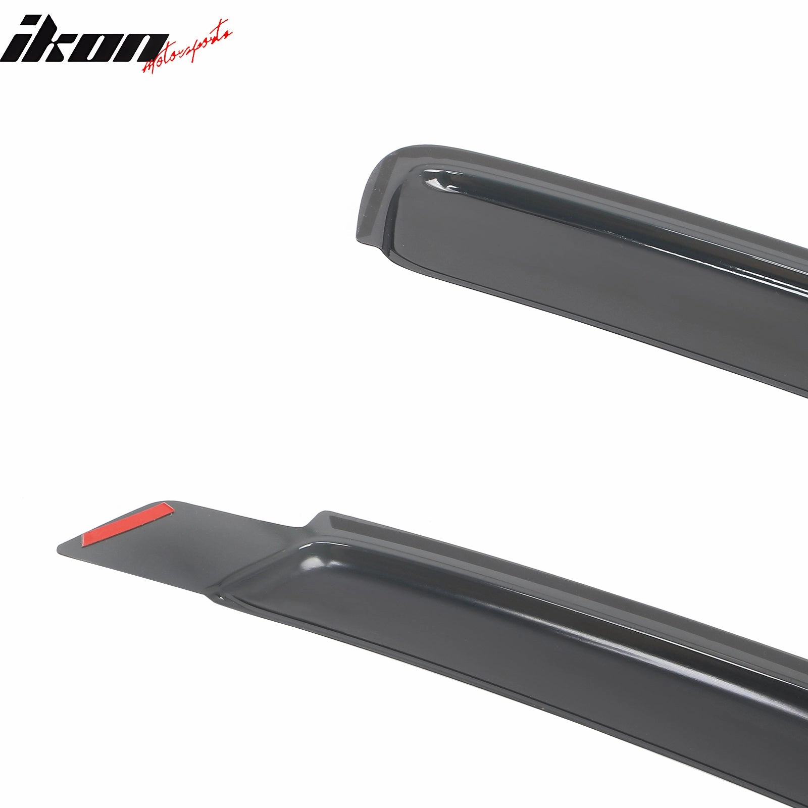 2002-2009 Dodge Ram 1500 2500 3500 Quad Cab Window Visors In Channel
