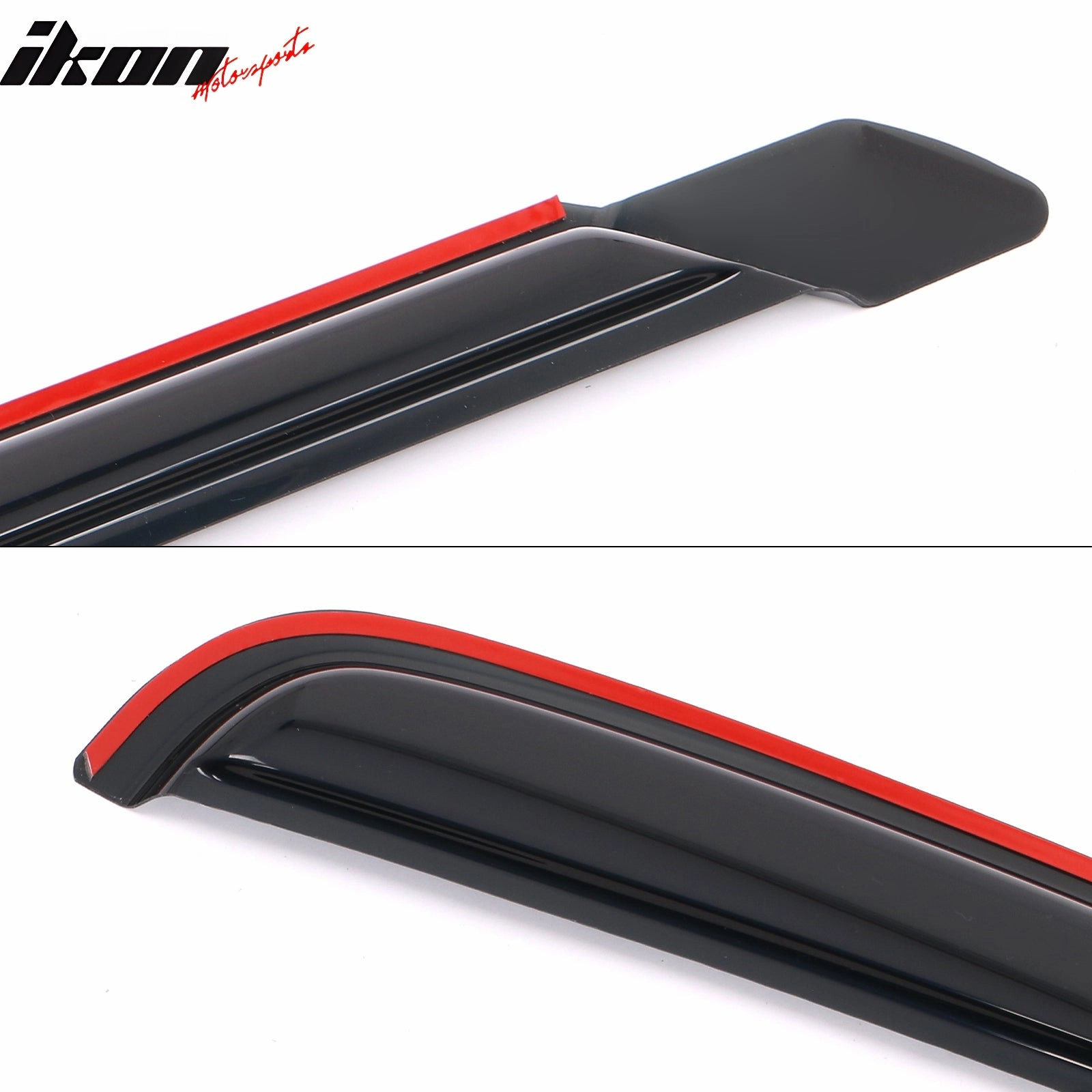 2002-2009 Dodge Ram 1500 2500 Standard Cab Smoke Window Visors Acrylic