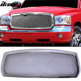 2005-2007 Dodge Dakota Honeycomb Sport Mesh Hood Bumper ABS Grille