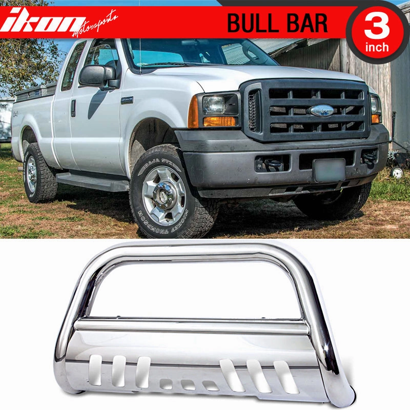 2005-2007 Ford F250 F350 F450 F550 SuperDuty Bull Bar Stainless Steel