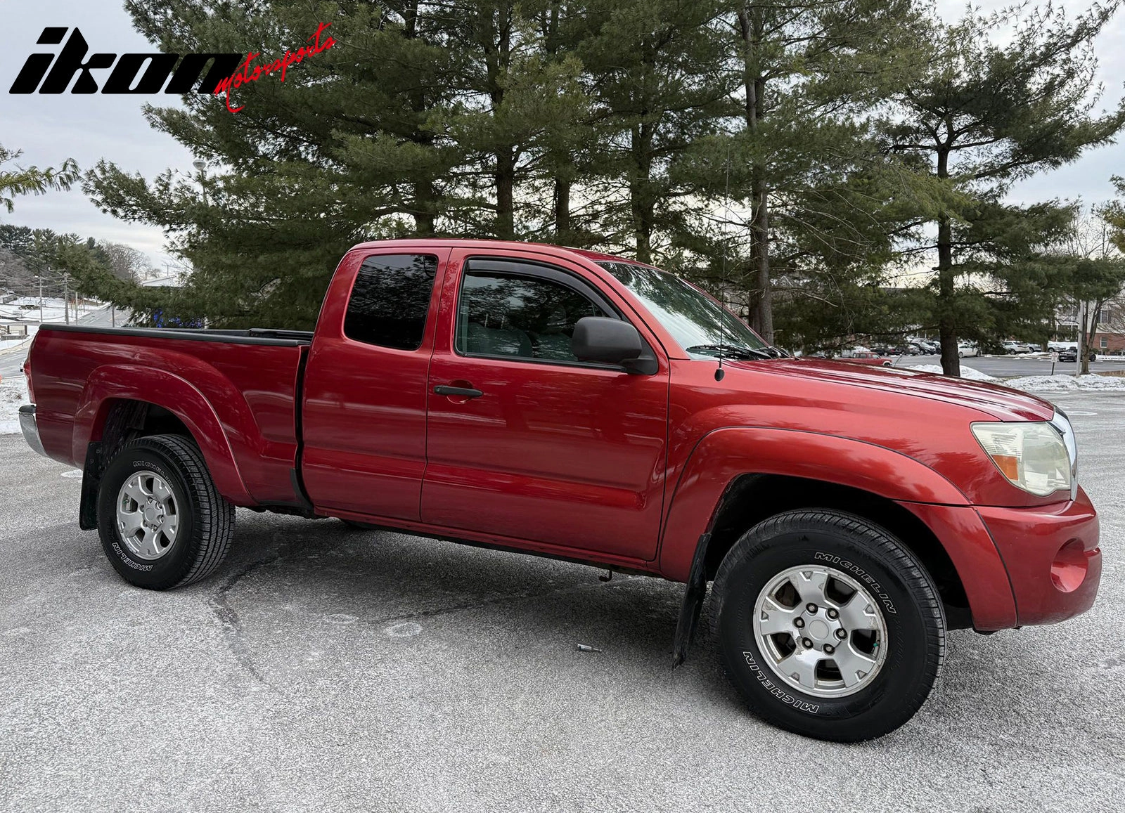 2005-2015 Toyota Tacoma Extended Cab Window Visors Side Door Deflector