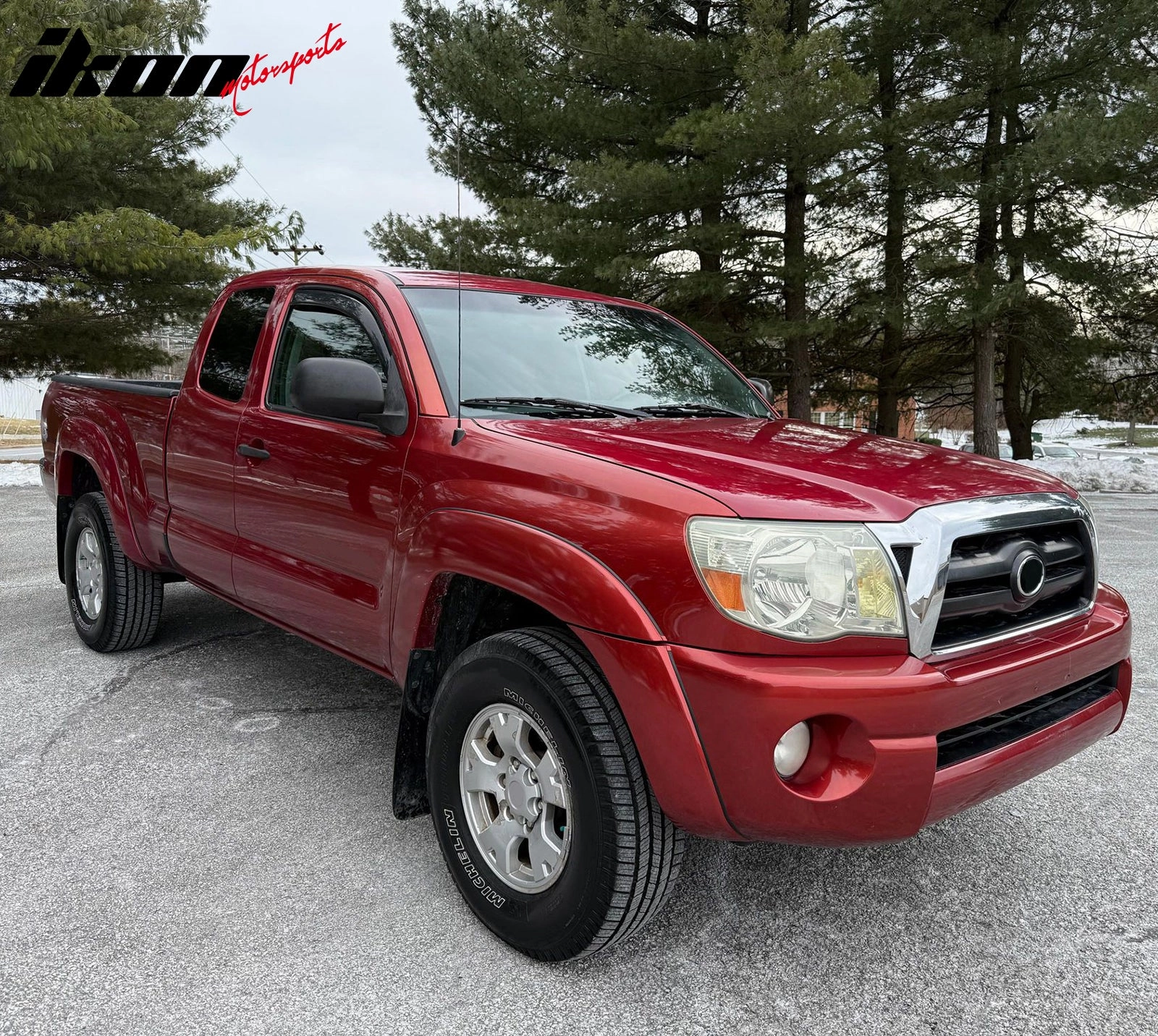 2005-2015 Toyota Tacoma Extended Cab Window Visors Side Door Deflector