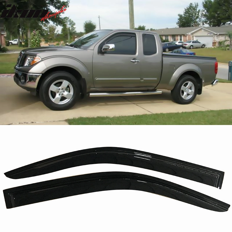 2005-2020 Nissan Frontier D40 Extended Cab 2PCS Visor Windows Acrylic